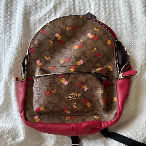 Coach Cherry Backpack - Picture 1 of 2
